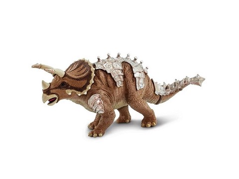 Triceratopo con corazza