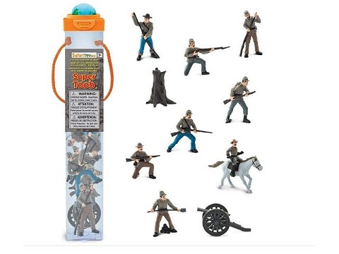 Super Toob Esercito Confederato della Guerra Civile Super Toob Esercito Confederato della Guerra Civile