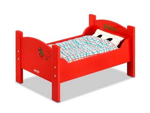 Letto di Pippi Calzelunghe con trapuntina Letto di Pippi Calzelunghe con trapuntina