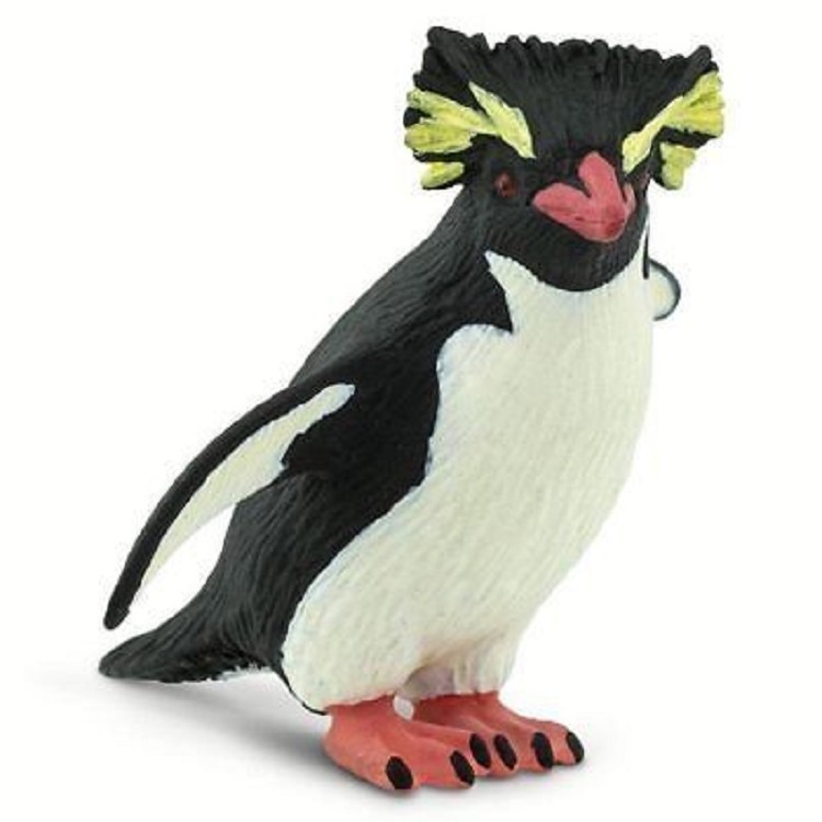 Edilio Parodi Pinguino Rockhopper | Pinguino Rockhopper | Pinguino saltarocce | Animali in miniatura | Safari 100149 | Miniature Safari | Safari ltd | Uccelli miniatura | Imparare Giocan