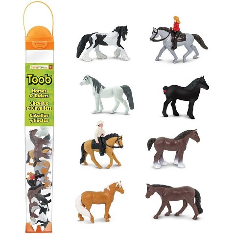 Tubo TOOB® Cavalli e Cavalieri